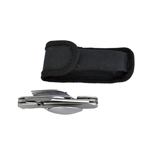 Basic Nature BIWAK SURVIVAL BESTECK Campingbesteck NOCOLOR – Bild 4