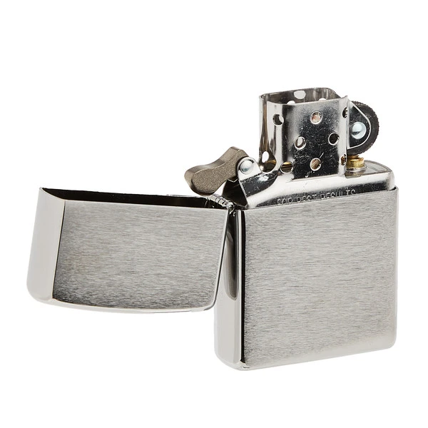 Zippo BENZIN-FEUERZEUG CHROM MATT – Bild 2