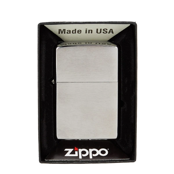 Zippo BENZIN-FEUERZEUG CHROM MATT – Bild 4