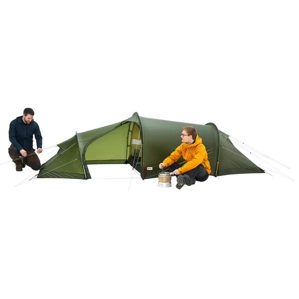 FJÄLLRÄVEN Fjällräven ABISKO SHAPE 3 Tunnelzelt PINE GREEN – Bild 3