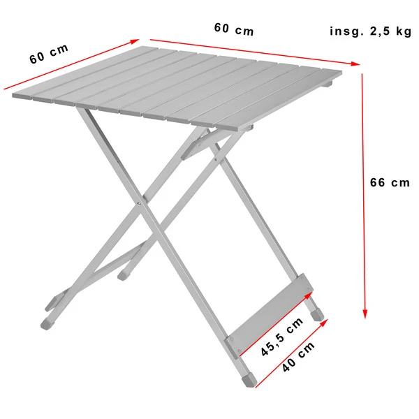 FRILUFTS CARILLO Klapptisch SILVER – Bild 2