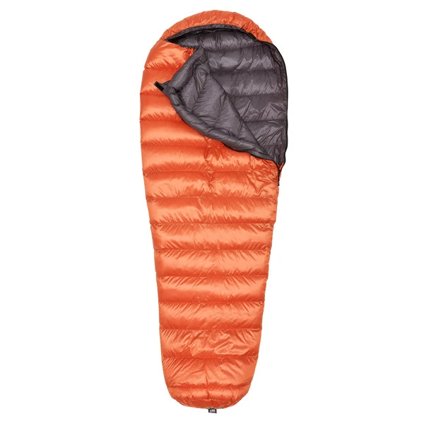 Western Mountaineering FLYLITE Daunenschlafsack ORANGE/GREY – Bild 3