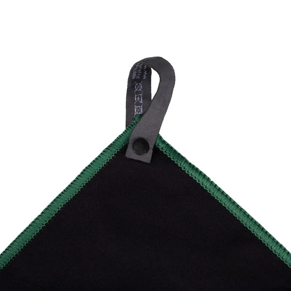 FRILUFTS MICROFIBRE TOWEL W:O:A Reisehandtuch GREEN/BLACK – Bild 4