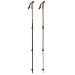 Leki SHERPA Unisex Trekkingstöcke DARK ANTHRACITE-COPPER-NEONYEL