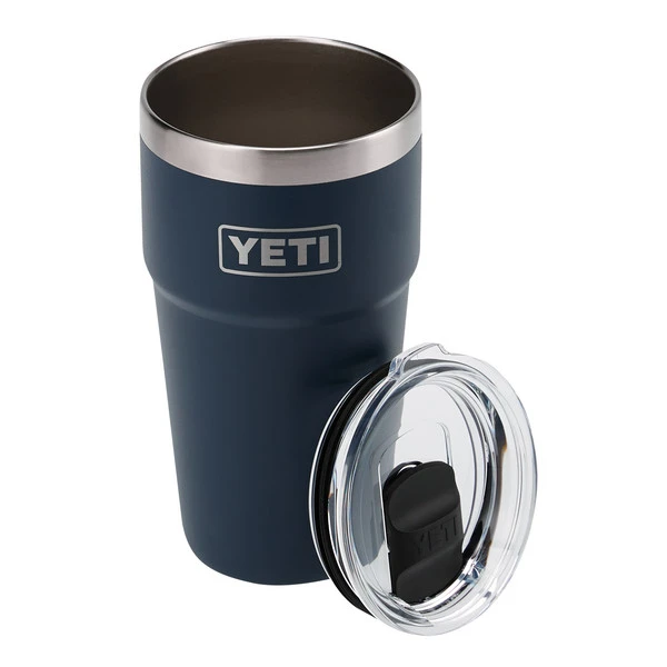 Yeti Coolers SINGLE 16 OZ STACKABLE CUP Thermobecher NAVY – Bild 3