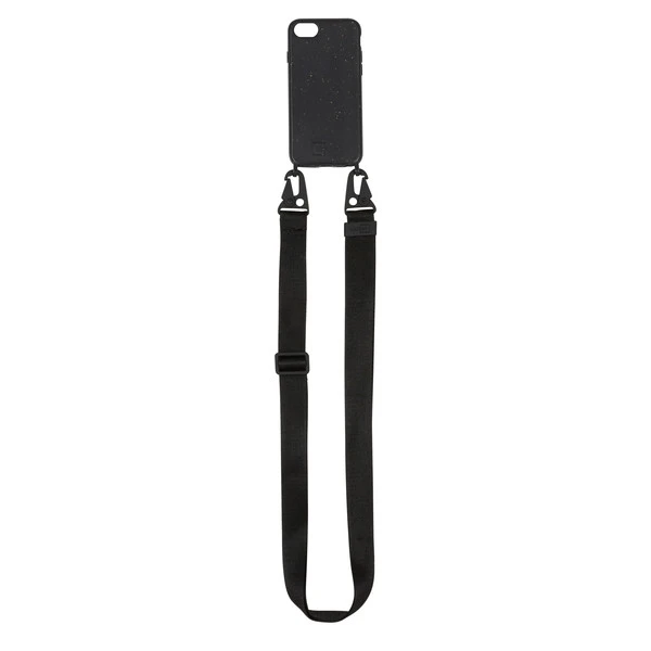 Unuya ALL BLACK-NACHHALTIGE HANDYKETTE MIT GURT Handytasche BLACK – Bild 2