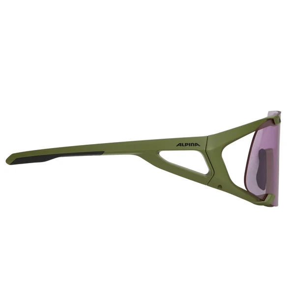 Alpina HAWKEYE Q-LITE V Unisex Sportbrille OLIVE MATT – Bild 2