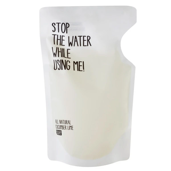 STOP THE WATER WHILE USING ME! CUCUMBER LIME HAND SOAP REFILLBEUTEL Outdoor Seife MULTICOLOR