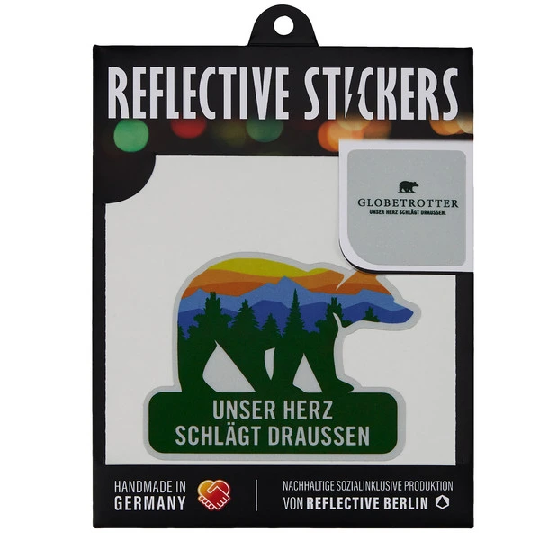 REFLECTIVE Berlin REFLECTIVE BÄR HERZ SCHLÄGT DRAUßEN Fahrradzubehör NOCOLOR – Bild 2