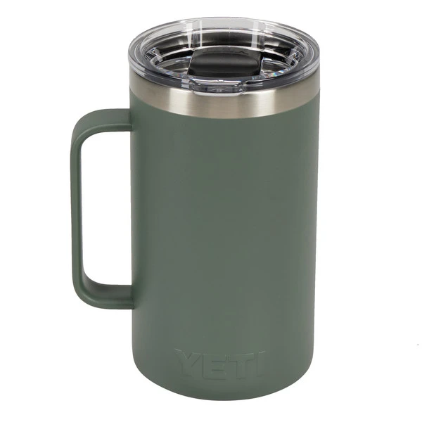 Yeti Coolers RAMBLER 24 OZ MUG Thermobecher CAMP GREEN – Bild 2
