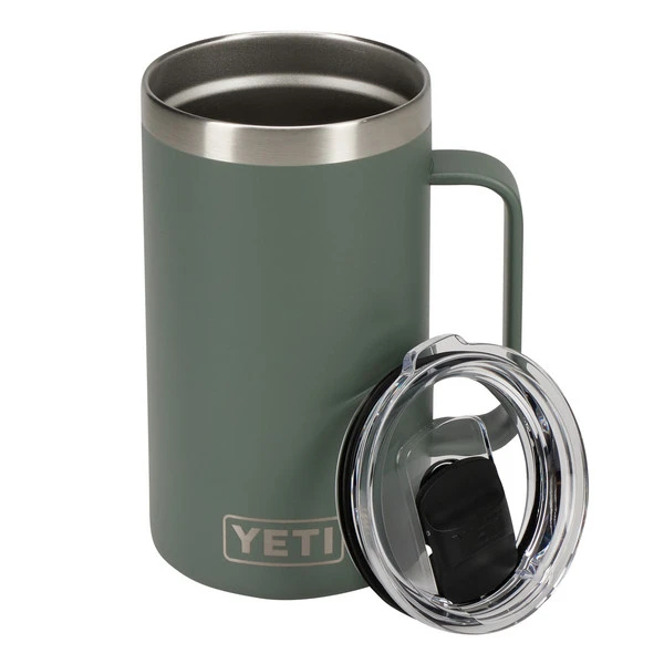 Yeti Coolers RAMBLER 24 OZ MUG Thermobecher CAMP GREEN – Bild 3